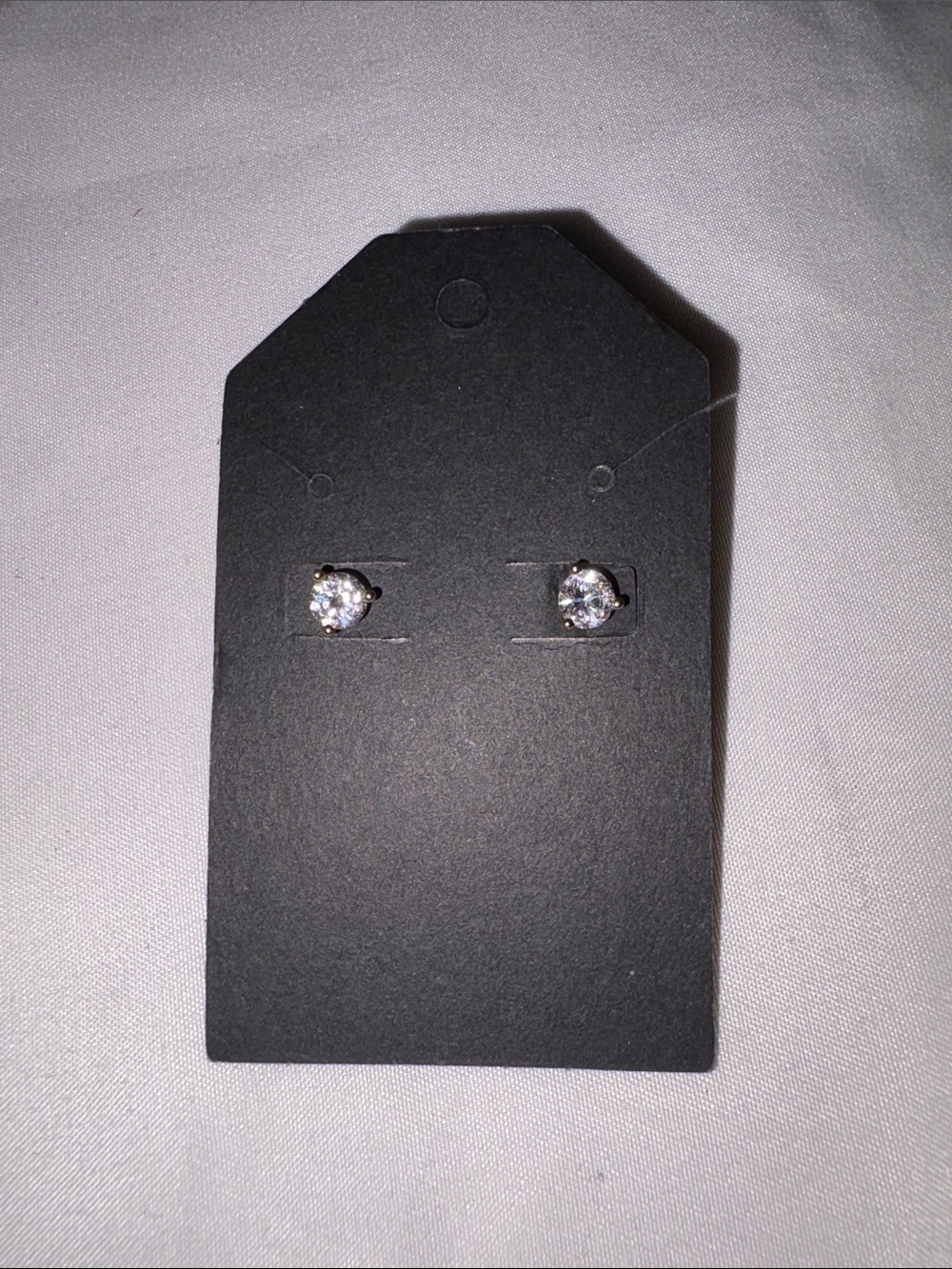 Sparkling Clear Crystal Stud Earrings - Women Jewelry